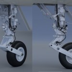 AMX Landing Gear Rendered by poca